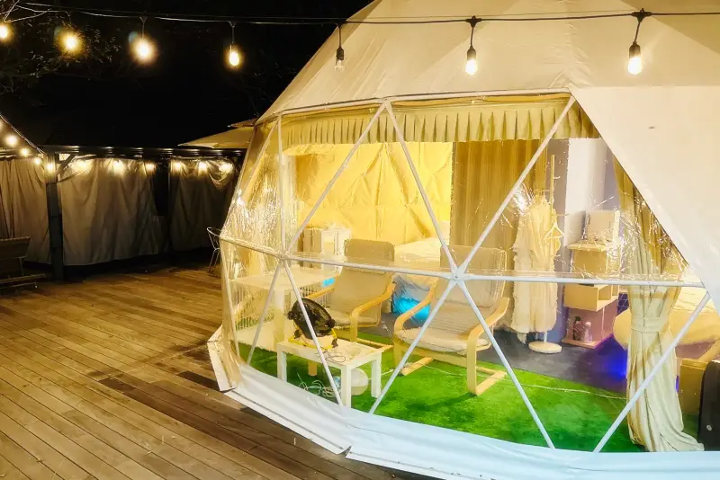 グランピングサイト-ドームテント | IZU GLAMPING RESORT Iahiki385
